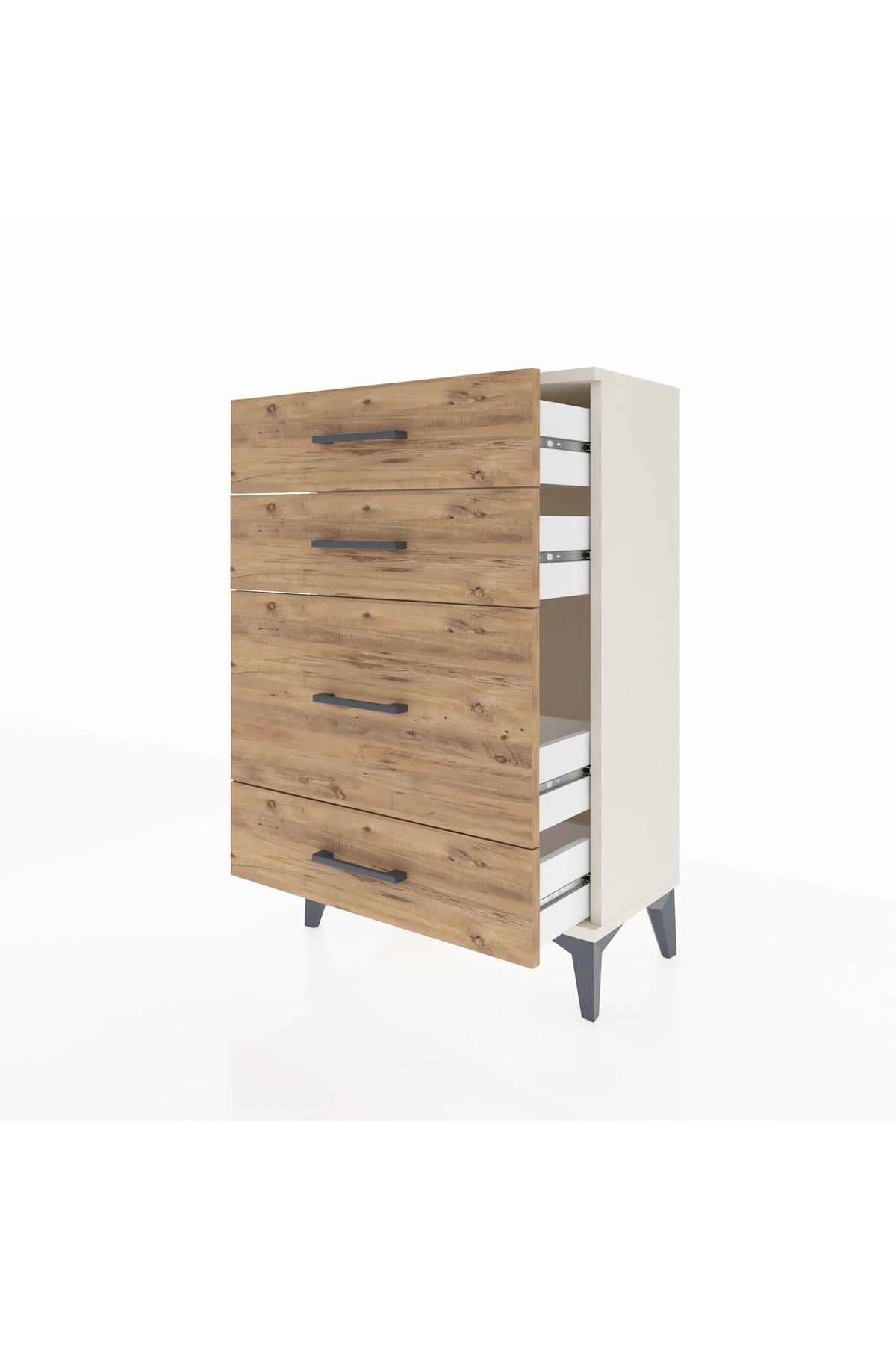 Arges Komodin 4 Çekmeceli 60x30x96 - S14M017V3A