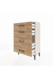 Arges Komodin 4 Çekmeceli 60x30x96 - S14M017V3A