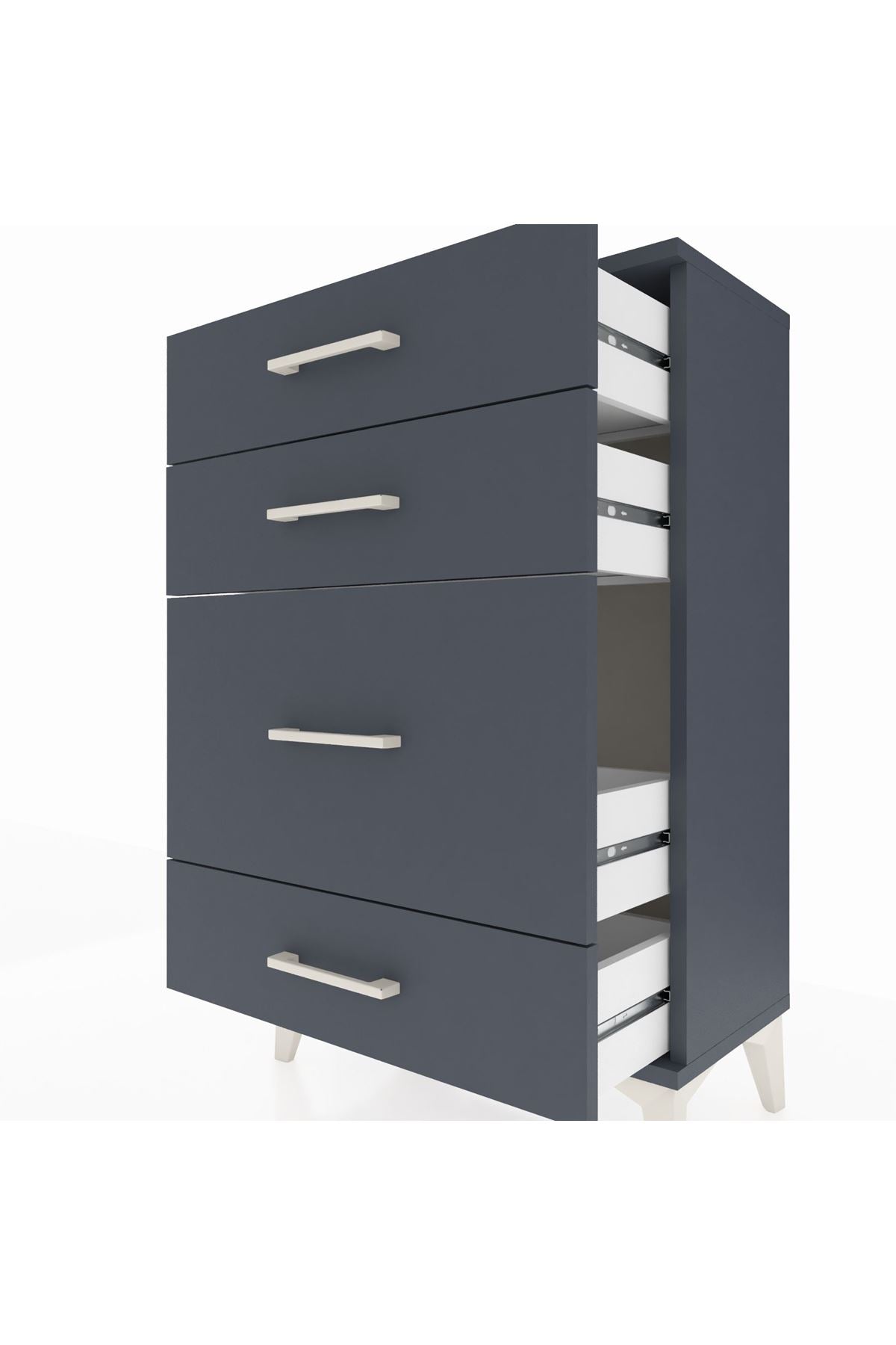Arges Komodin 4 Çekmeceli 60x30x96 - S14M017V5A
