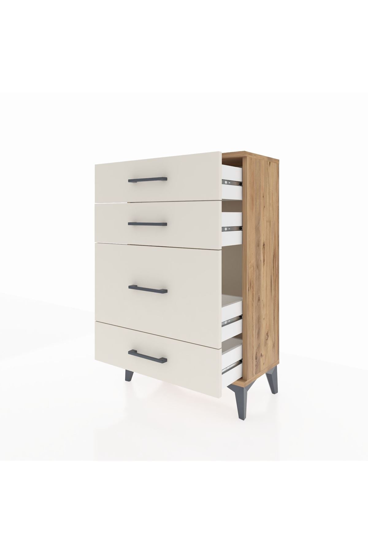 Arges Komodin 4 Çekmeceli 60x30x96 - S14M017V7A