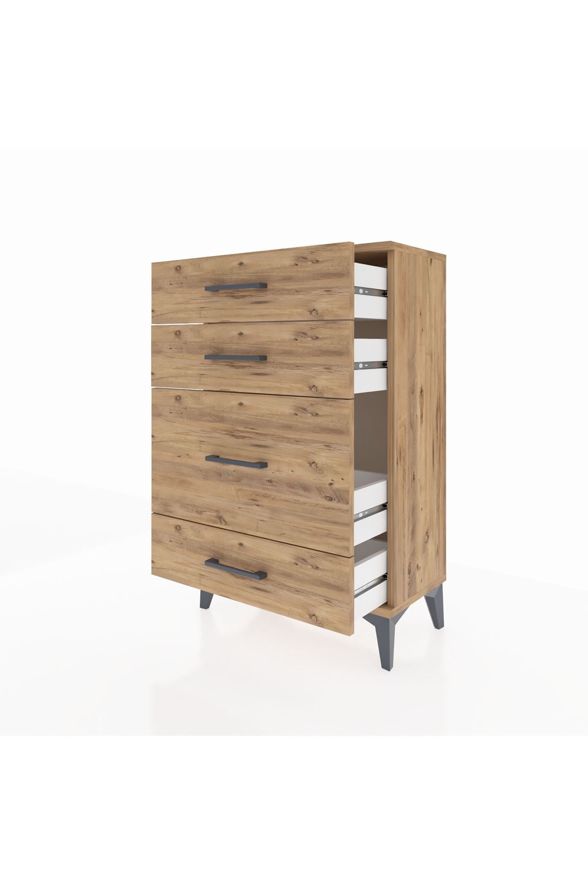 Arges Komodin 4 Çekmeceli 60x30x96 - S14M017V9A