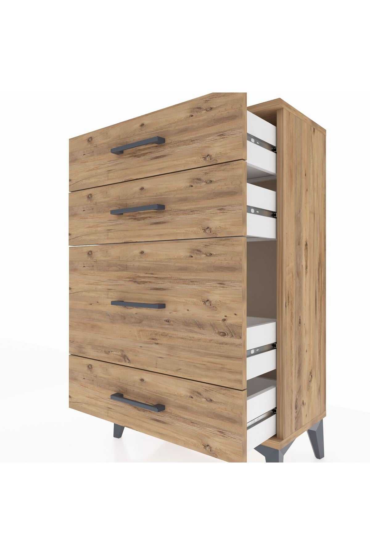 Arges Komodin 4 Çekmeceli 60x30x96 - S14M017V9A