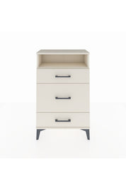 Arges Komodin Tek Raflı 3 Çekmeceli 60x30x96 - S14M018V1A