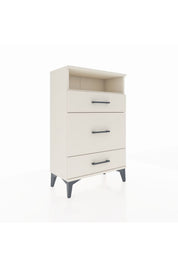 Arges Komodin Tek Raflı 3 Çekmeceli 60x30x96 - S14M018V1A