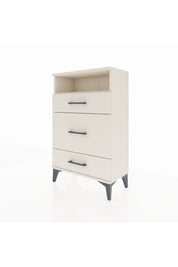Arges Komodin Tek Raflı 3 Çekmeceli 60x30x96 - S14M018V1A