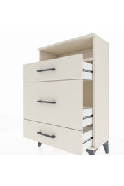Arges Komodin Tek Raflı 3 Çekmeceli 60x30x96 - S14M018V1A