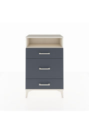 Arges Komodin Tek Raflı 3 Çekmeceli 60x30x96 - S14M018V2A