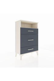Arges Komodin Tek Raflı 3 Çekmeceli 60x30x96 - S14M018V2A