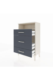 Arges Komodin Tek Raflı 3 Çekmeceli 60x30x96 - S14M018V2A