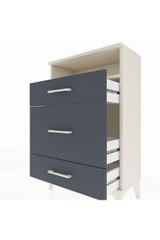 Arges Komodin Tek Raflı 3 Çekmeceli 60x30x96 - S14M018V2A