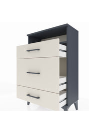 Arges Komodin Tek Raflı 3 Çekmeceli 60x30x96 - S14M018V4A