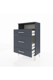 Arges Komodin Tek Raflı 3 Çekmeceli 60x30x96 - S14M018V5A