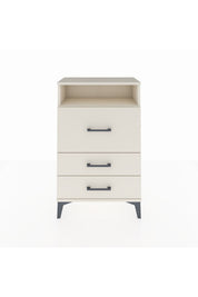 Arges Komodin Tek Raflı 3 Çekmeceli 60x30x96 - S14M019V1A