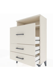 Arges Komodin Tek Raflı 3 Çekmeceli 60x30x96 - S14M019V1A
