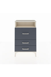 Arges Komodin Tek Raflı 3 Çekmeceli 60x30x96 - S14M019V2A