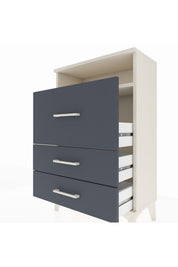 Arges Komodin Tek Raflı 3 Çekmeceli 60x30x96 - S14M019V2A