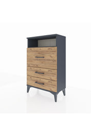 Arges Komodin Tek Raflı 3 Çekmeceli 60x30x96 - S14M019V6A