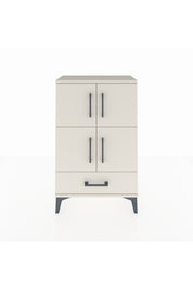 Arges Komodin 4 Raflı Tek Çekmeceli 4 Kapaklı 60x30x96 - S14M020V1A