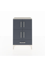 Arges Komodin 4 Raflı Tek Çekmeceli 4 Kapaklı 60x30x96 - S14M020V2A
