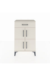 Arges Komodin Tek Raflı Tek Çekmeceli 4 Kapaklı 60x30x96 - S14M021V1A