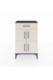 Arges Komodin Tek Raflı Tek Çekmeceli 4 Kapaklı 60x30x96 - S14M021V4A