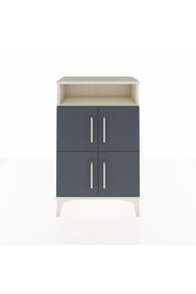 Arges Komodin Tek Raflı 4 Kapaklı 60x30x96 - S14M022V2A