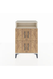 Arges Komodin Tek Raflı 4 Kapaklı 60x30x96 - S14M022V3A