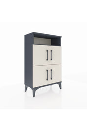 Arges Komodin Tek Raflı 4 Kapaklı 60x30x96 - S14M022V4A