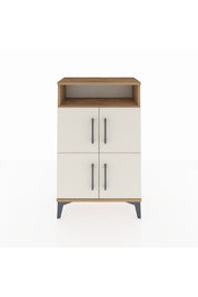 Arges Komodin Tek Raflı 4 Kapaklı 60x30x96 - S14M022V7A
