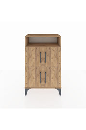 Arges Komodin Tek Raflı 4 Kapaklı 60x30x96 - S14M022V9A