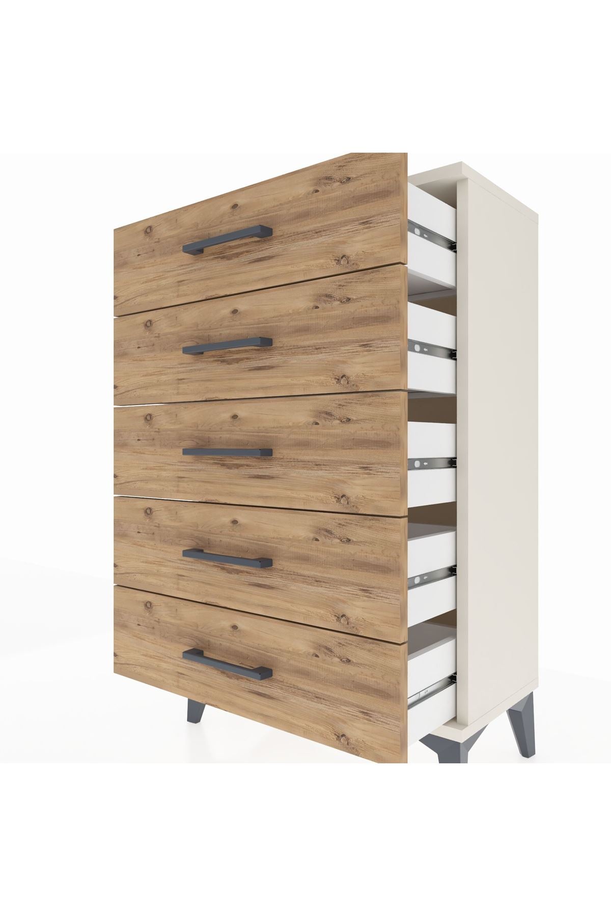 Arges Komodin 5 Çekmeceli 60x30x96 - S14M001V3A