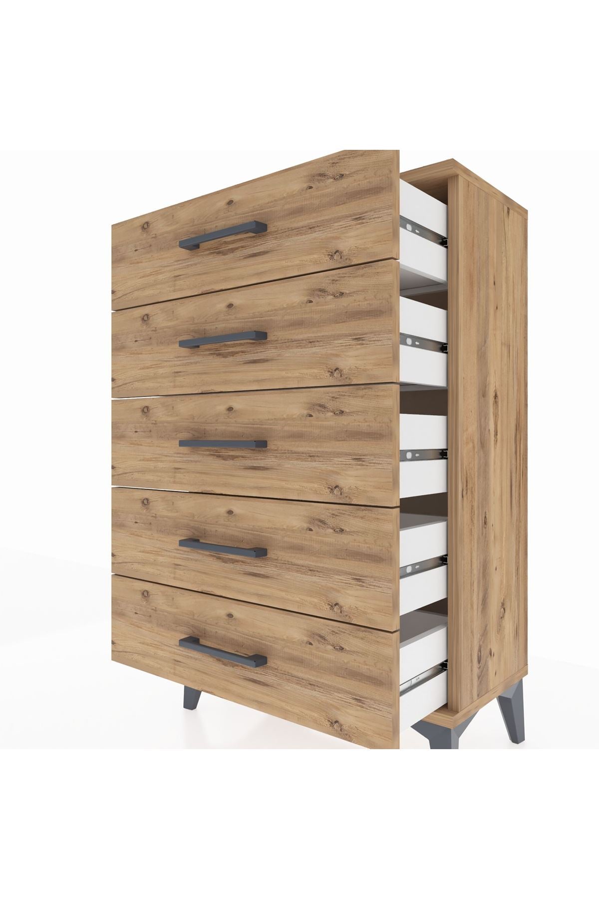 Arges Komodin 5 Çekmeceli 60x30x96 - S14M001V9A