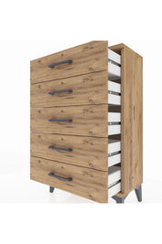 Arges Komodin 5 Çekmeceli 60x30x96 - S14M001V9A
