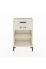 Arges Komodin Tek Raflı 2 Çekmeceli 60x30x96 - S14M003V1A