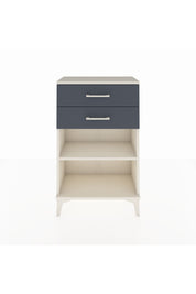 Arges Komodin Tek Raflı 2 Çekmeceli 60x30x96 - S14M003V2A