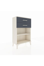 Arges Komodin Tek Raflı 2 Çekmeceli 60x30x96 - S14M003V2A