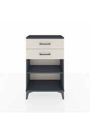 Arges Komodin Tek Raflı 2 Çekmeceli 60x30x96 - S14M003V4A