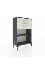 Arges Komodin Tek Raflı 2 Çekmeceli 60x30x96 - S14M003V4A