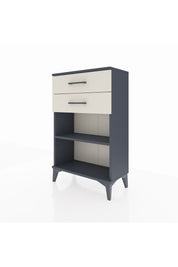 Arges Komodin Tek Raflı 2 Çekmeceli 60x30x96 - S14M003V4A