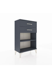 Arges Komodin Tek Raflı 2 Çekmeceli 60x30x96 - S14M003V5A