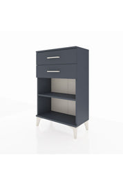 Arges Komodin Tek Raflı 2 Çekmeceli 60x30x96 - S14M003V5A