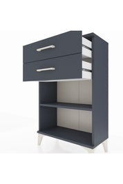 Arges Komodin Tek Raflı 2 Çekmeceli 60x30x96 - S14M003V5A