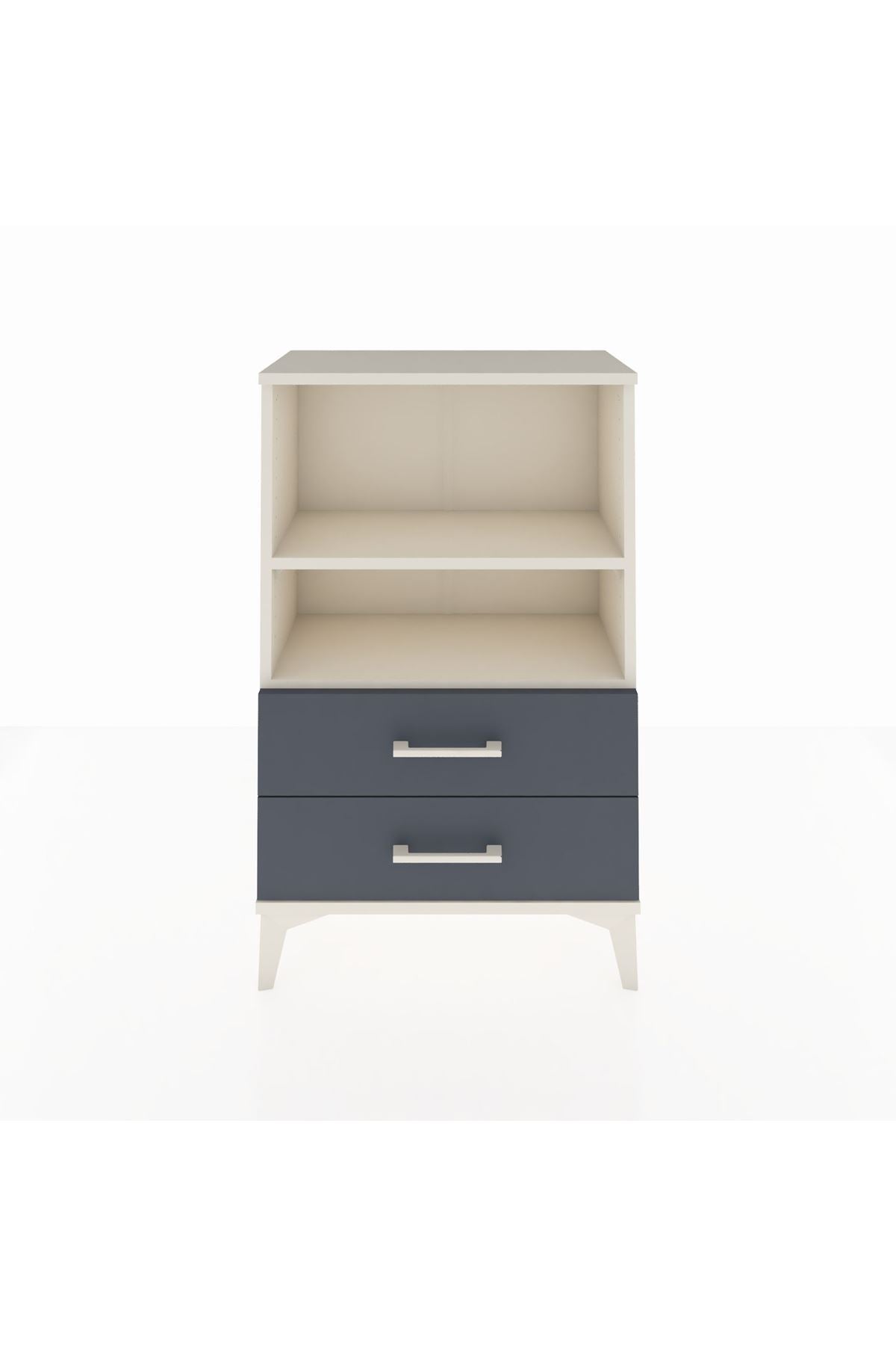 Arges Komodin 2 Raflı 2 Çekmeceli 60x30x96 - S14M004V2A