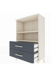Arges Komodin 2 Raflı 2 Çekmeceli 60x30x96 - S14M004V2A