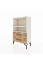 Arges Komodin 2 Raflı 2 Çekmeceli 60x30x96 - S14M004V3A