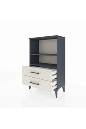 Arges Komodin 2 Raflı 2 Çekmeceli 60x30x96 - S14M004V4A