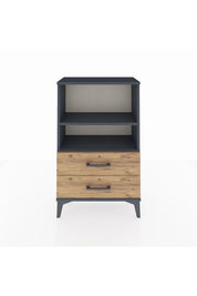Arges Komodin 2 Raflı 2 Çekmeceli 60x30x96 - S14M004V6A