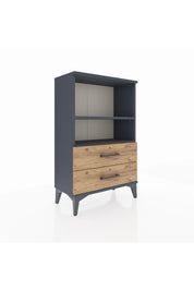 Arges Komodin 2 Raflı 2 Çekmeceli 60x30x96 - S14M004V6A
