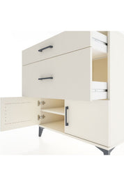 Hyperion Şifonyer Tek Raflı 2 Çekmeceli 2 Kapaklı 88x44x96 - S37M115V1B