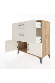 Hyperion Şifonyer 2 Çekmeceli 2 Kapaklı 88x44x96 - S37M116V7B